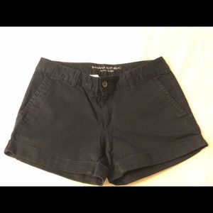 Banana Republic Navy Blue Chino Shorts